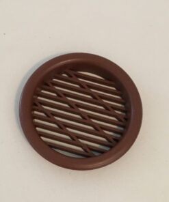 Udluftningsrist Ø 43mm. Brun